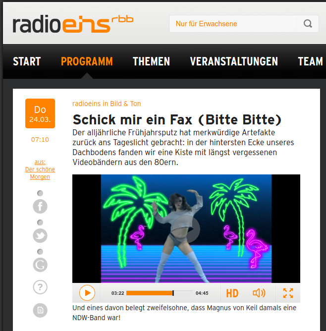 Bitte ein Fax