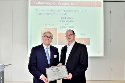 Einer von drei besten Pressesprechern