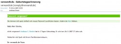 Geburtstag Geburtstag